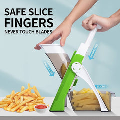 One Tool, Endless Cuts – Multi-Purpose Mandoline Slicer & Grater