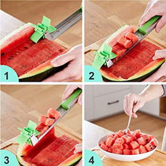 Windmill Watermelon Cube Cutter – Slice, Core & Cube Fruit Effortlessly