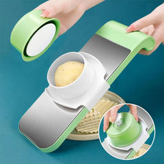 5-in-1 Handheld Electric Vegetable Cutter – Mini Wireless Chopper