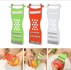 5-in-1 Multi Vegetable Cutter & Peeler – Slice, Grate & More!