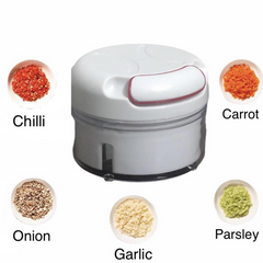 Mini Speedy Chopper – Manual Hand Pull Garlic, Vegetable & Meat Cutter