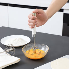 Semi-Automatic Hand Whisk for Quick Blending