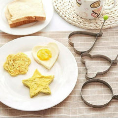 4-Pieces Stainless Steel Egg Molds ❤️ Rs-999/- only