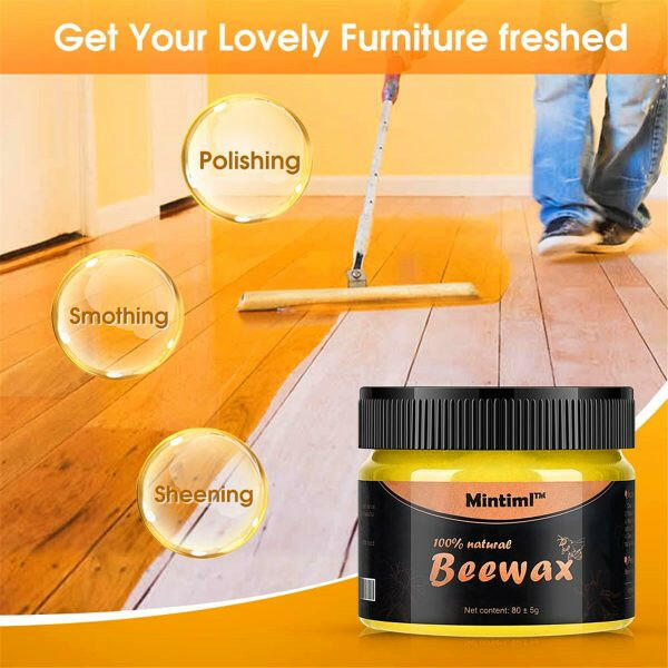Buy 1 Get 1 Free| 970-RS|Premium Beewax Furniture Restorer and Shine Enhancer with Long-Lasting Effect (2 Pcs)
