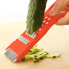 5-in-1 Multi Vegetable Cutter & Peeler – Slice, Grate & More!