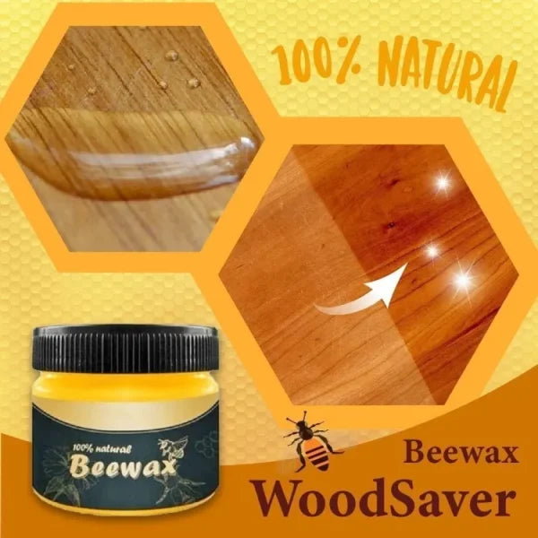 (LIMITED TIME OFFER BUY 2 AT THE PRICE OF 1).  Wood Seasoning Beewax Polish – Complete Solution Furniture Care 1 Polishing Beeswax