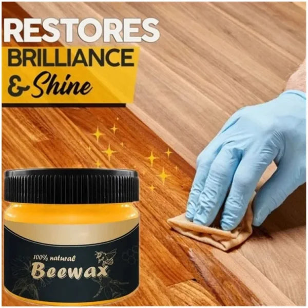 (LIMITED TIME OFFER BUY 2 AT THE PRICE OF 1).  Wood Seasoning Beewax Polish – Complete Solution Furniture Care 1 Polishing Beeswax