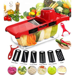 Prep Faster, Cook Smarter with the 10-in-1 Multi-Functional Mandoline Slicer