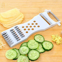 5-in-1 Multi Vegetable Cutter & Peeler – Slice, Grate & More!