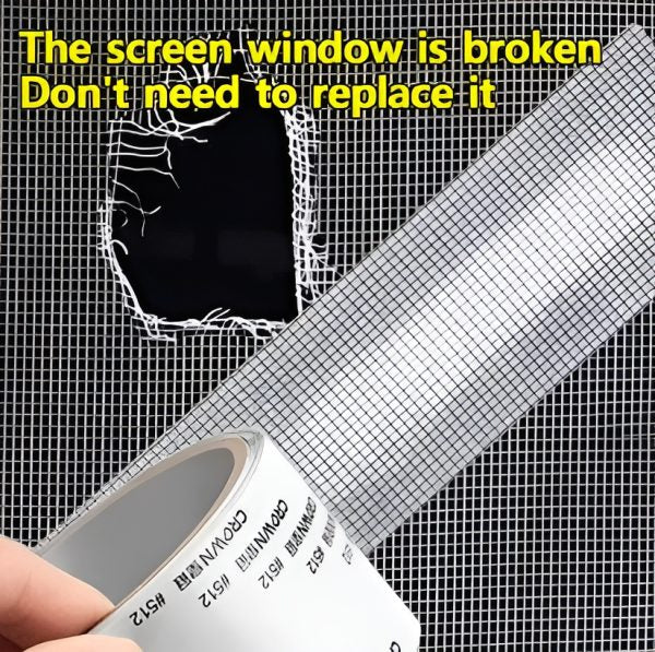 Mesh Roll Tape Window Screen Repair Patch | Keep Mosquitoes Out With Our Anti-insect, Self-adhesive Mesh Patch Tape – 3 Meter