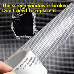Mesh Roll Tape Window Screen Repair Patch | Keep Mosquitoes Out With Our Anti-insect, Self-adhesive Mesh Patch Tape – 3 Meter