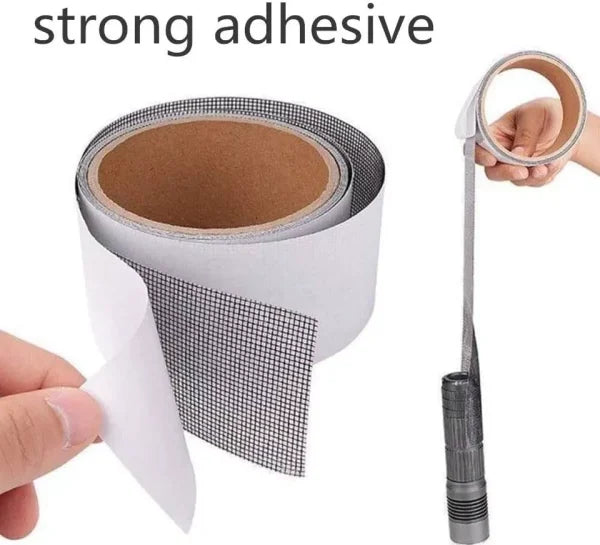 Mesh Roll Tape Window Screen Repair Patch | Keep Mosquitoes Out With Our Anti-insect, Self-adhesive Mesh Patch Tape – 3 Meter