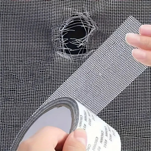 Mesh Roll Tape Window Screen Repair Patch | Keep Mosquitoes Out With Our Anti-insect, Self-adhesive Mesh Patch Tape – 3 Meter