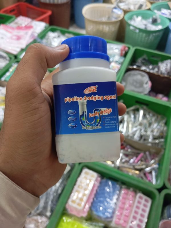 Multipurpose Drain Cleaner – Powerful Pipeline Dredging Agent For Kitchen Sink & Bathroom | Odor Removal & Clog Dis-solver