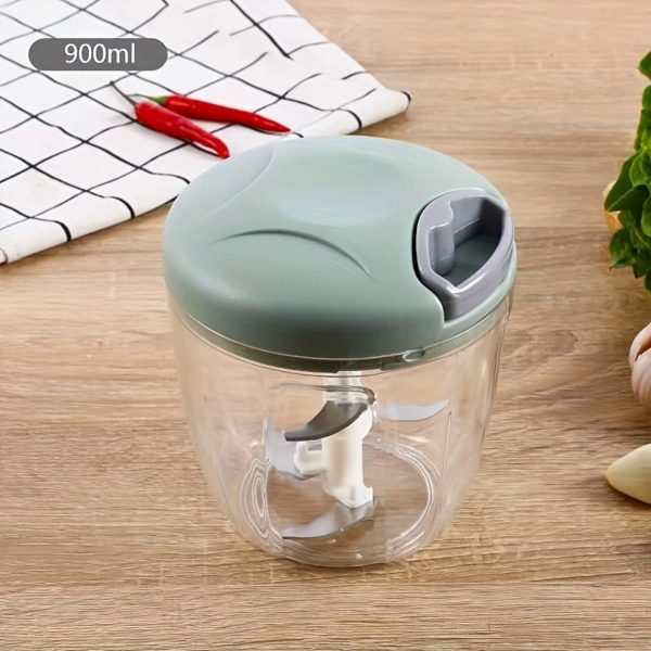Hand Pulled Multipurpose Chopper & Cutter | Rope Pulled Chopper Multifunctional Meat Grinder, Vegetable Cutter