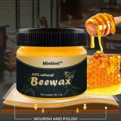(LIMITED TIME OFFER BUY 2 AT THE PRICE OF 1).  Wood Seasoning Beewax Polish – Complete Solution Furniture Care 1 Polishing Beeswax